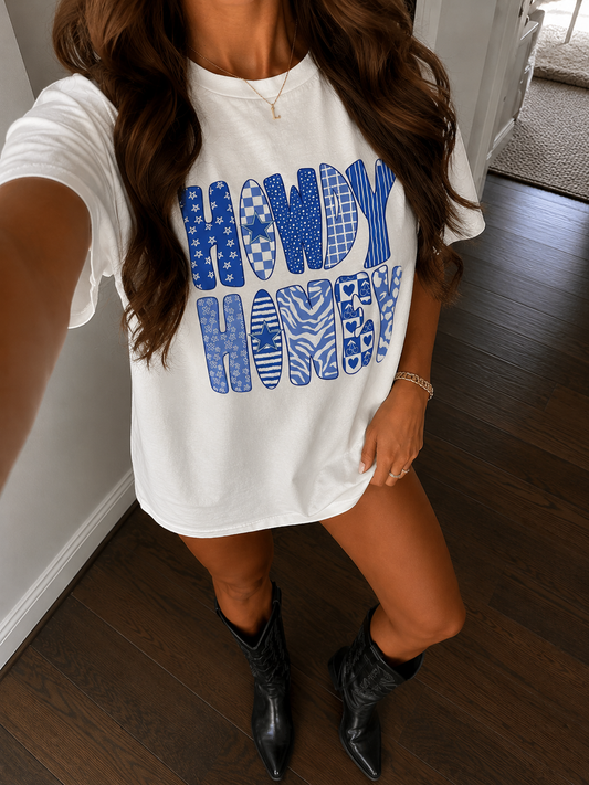 Howdy Honey Retro Western T-Shirt