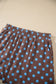 Orange Polka Dot Two-Piece Skort Set